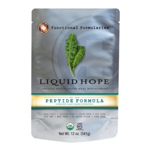 Liquid Hope Peptide Formula Organic Food Enteral Tube Supplement 12 oz