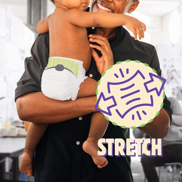 Cuties? Complete Care Size 6 Baby Diapers * Heavy Absorbency with Cloth-like Backing and Refastenable Tabs - Image 4