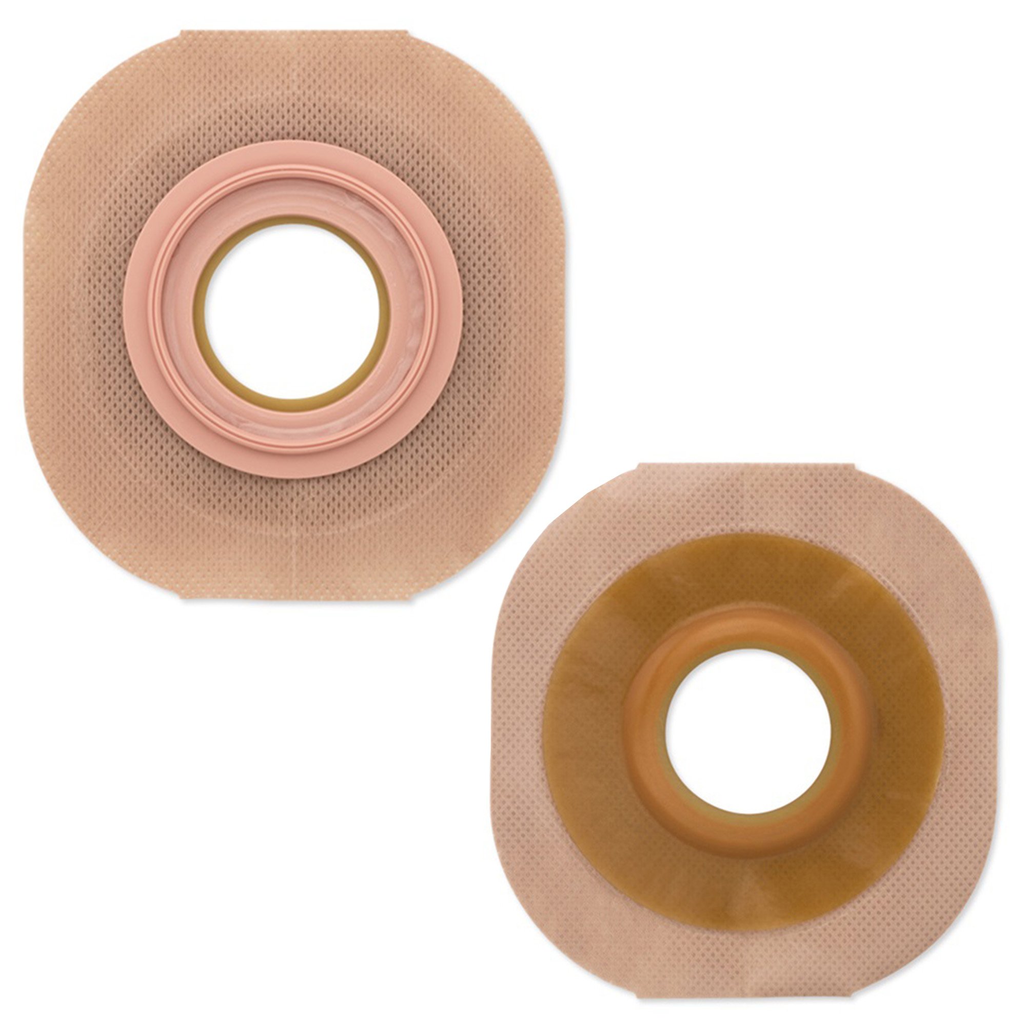 New Image Flextend Colostomy Barrier with 1-Inch Opening - Hydrocolloid, Convex, Extended Wear, Floating Flange