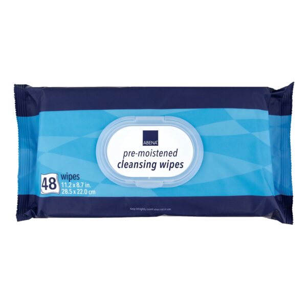 Abena® Scented Pre-Moistened Personal Cleansing Wipes, 48 Count per Pack - Image 2