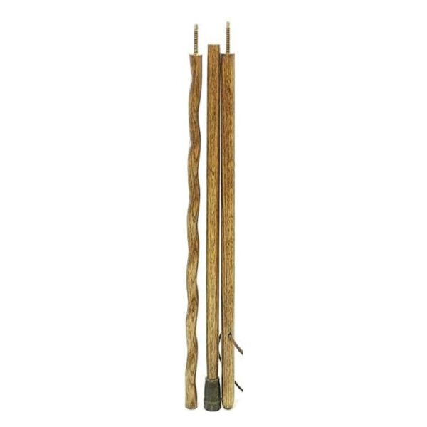 Brazos Twisted Oak Traveler's Walking Stick, 55-Inch - Red Oak Handcrafted Hiking Cane - Image 2