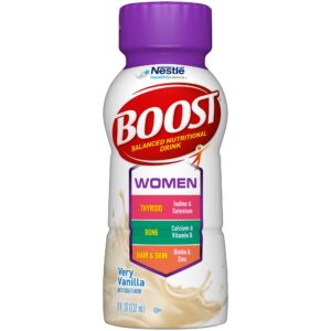 Boost Women Vanilla Balanced Nutritional Drink 8 oz - High-Protein Supplement for Women*s Health