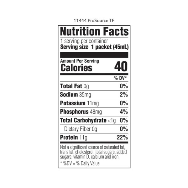 ProSource TF Ready to Hang Tube Feeding Formula - 45 mL Pouch - Image 2