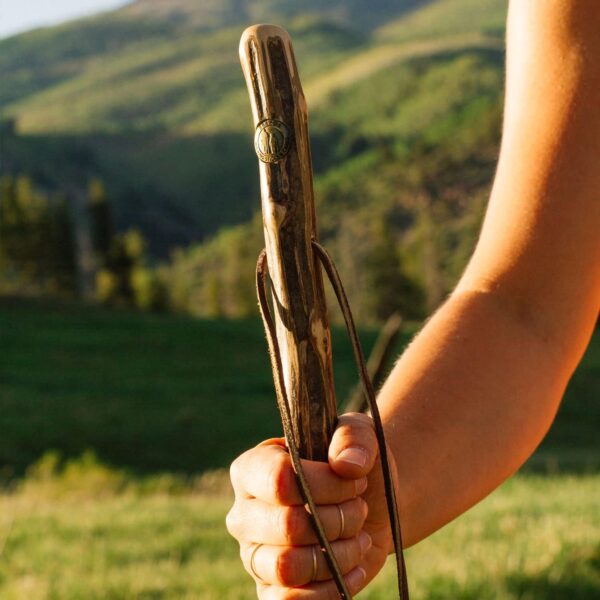 Brazos* Ironwood Rustic Walking Stick, 48-Inch Height * Durable American Hornbeam Cane with Traditional Handle and Secure Grip - Image 6
