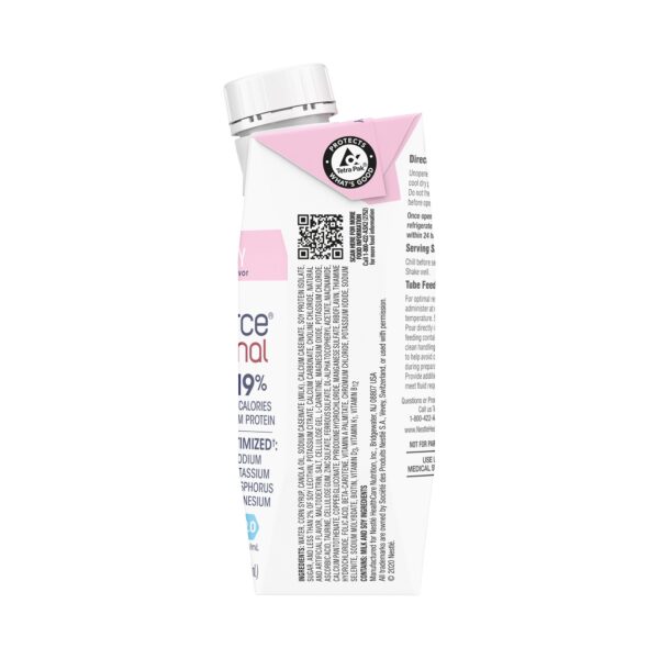 Novasource Renal Strawberry Formula for Dialysis Patients - 8 oz Carton - Image 2