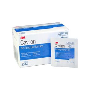 3M Cavilon No Sting Barrier Film Wipes - Sterile Skin Protectant for Sensitive Skin