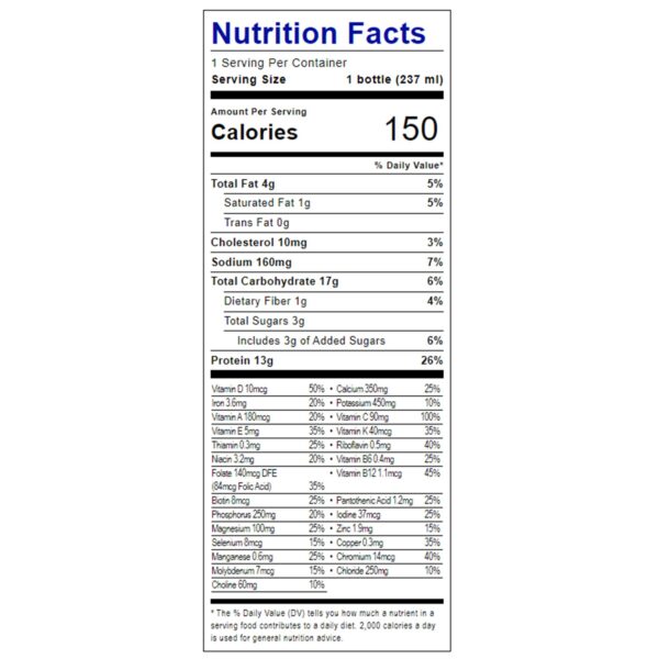 Carnation Breakfast Essentials Light Start Chocolate Nutritional Drink - 8 oz Bottles, Supports Muscle Growth & Bone Health - Image 4