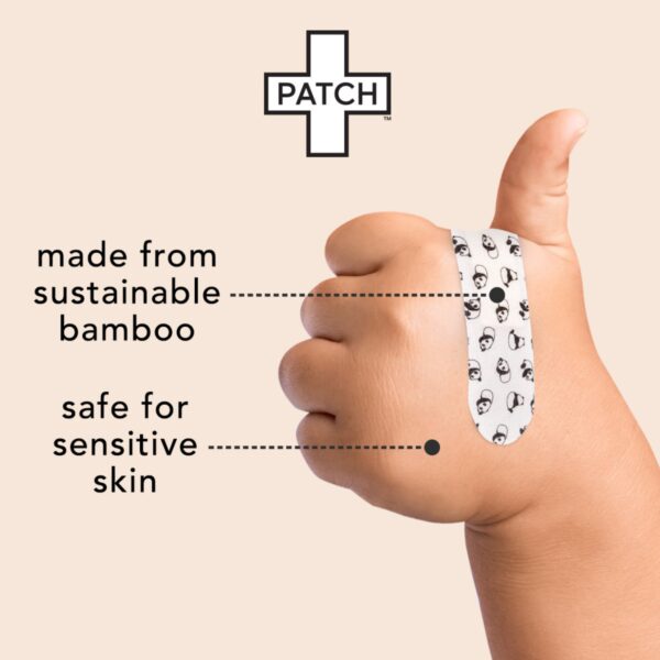 Patch Kids Panda Design Adhesive Bandage with Coconut Oil, 3/4 x 3 Inches - Image 6