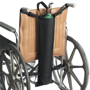 SkiL-Care* Oxygen Cylinder Holder for Wheelchairs * Adjustable, Easy Carry Handle