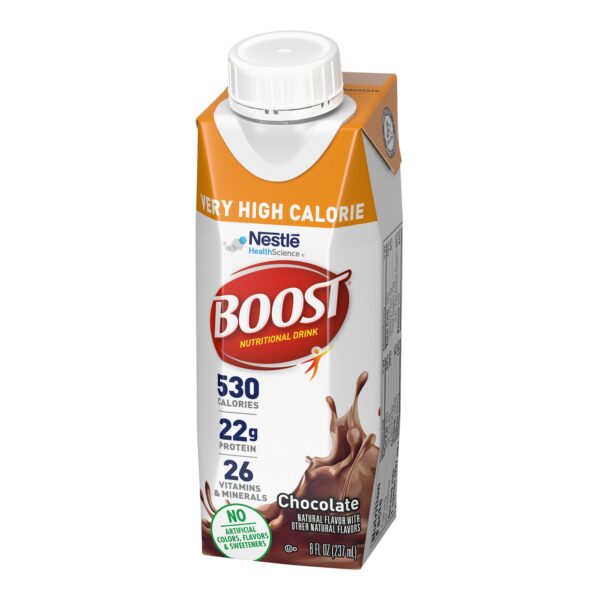 Boost? Very High Calorie Chocolate Nutritional Drink - 8 oz Reclosable Carton - Image 4