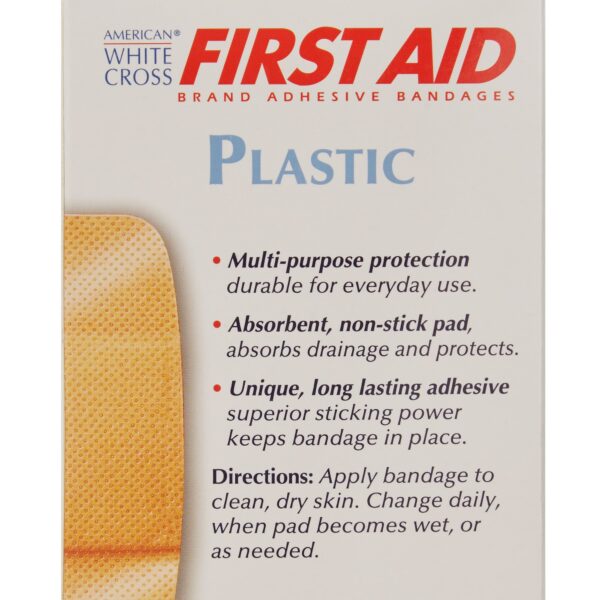American White Cross First Aid Adhesive Bandage, 2 x 4 Inches, Sterile, Pack of 50 - Image 4