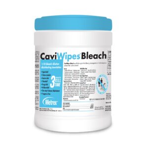 CaviWipes® Bleach Disinfecting Wipes - 90 Count, Fast-Acting Surface Cleaner & Disinfectant