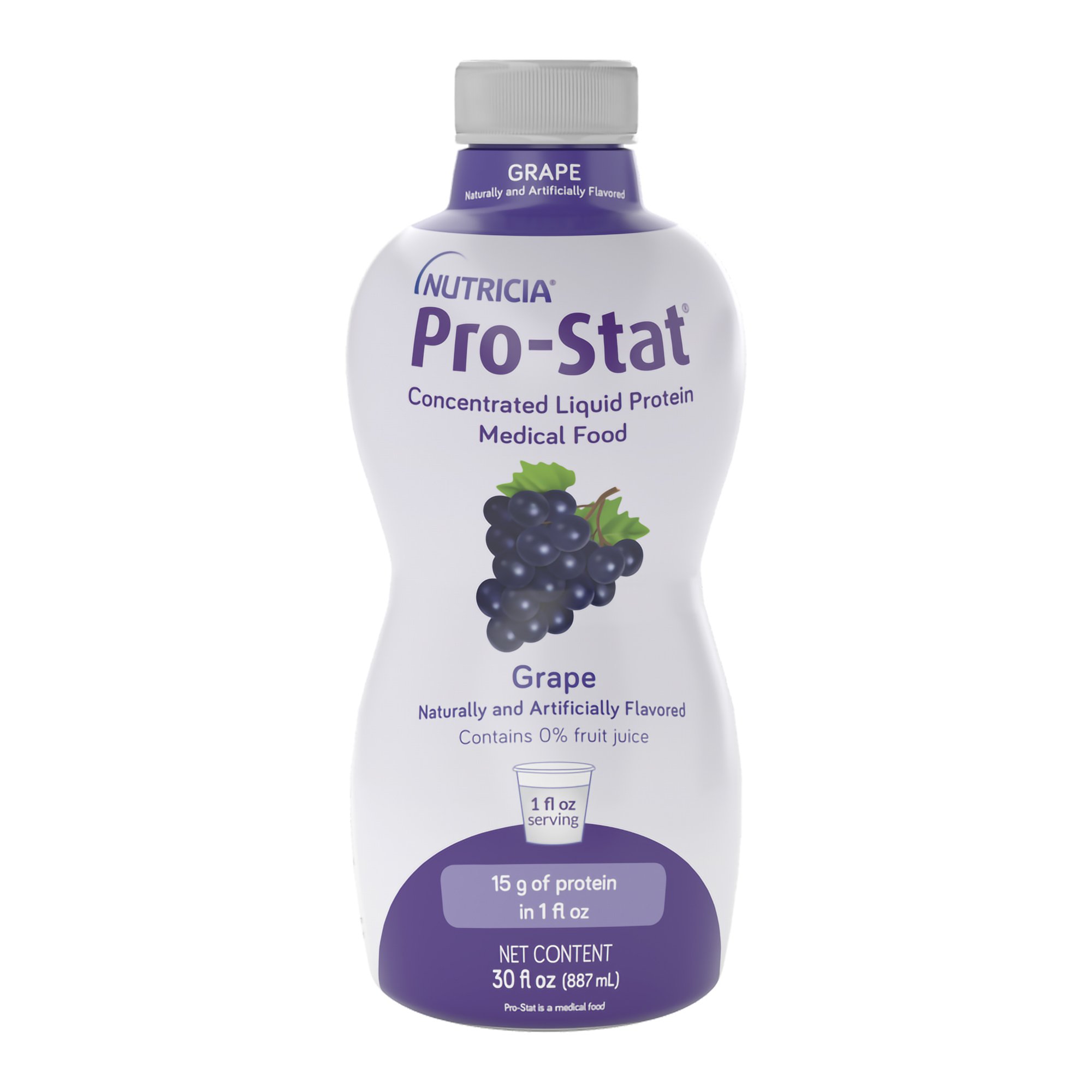 Pro-Stat Grape Complete Liquid Protein Medical Food - 30 oz Bottle