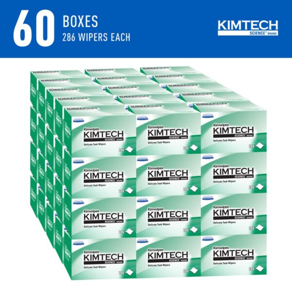 Kimtech Science Kimwipes Delicate Task Wipes, 1-Ply, 8.2 x 4.4 Inches by Kimtech Science (Part No. 34155) - Image 3