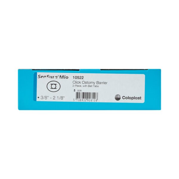 SenSura Mio Click Ostomy Barrier, Trim to Fit 10-55 mm, Blue Match – Reliable Skin Protection by Coloplast - Image 3