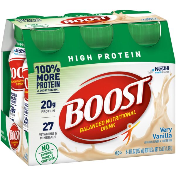 Boost? High Protein Vanilla Nutritional Drink - 8 oz. Bottle - Image 4