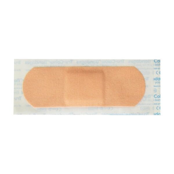 TruColour? Beige Adhesive Strip Bandages, 1 x 3 Inch - Sterile Fabric Wound Care for Minor Injuries - Image 4