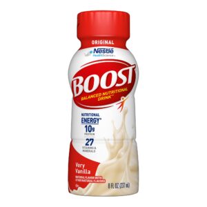 Boost Original Vanilla Nutritional Drink, 8 oz Bottle | Protein & Vitamin Support