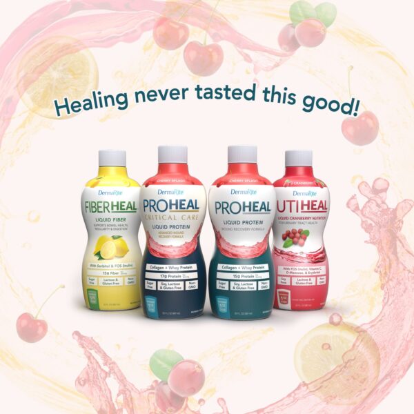 ProHeal* Critical Care Cherry Splash Liquid Protein Wound Recovery Formula - 30 oz Bottle - Image 3