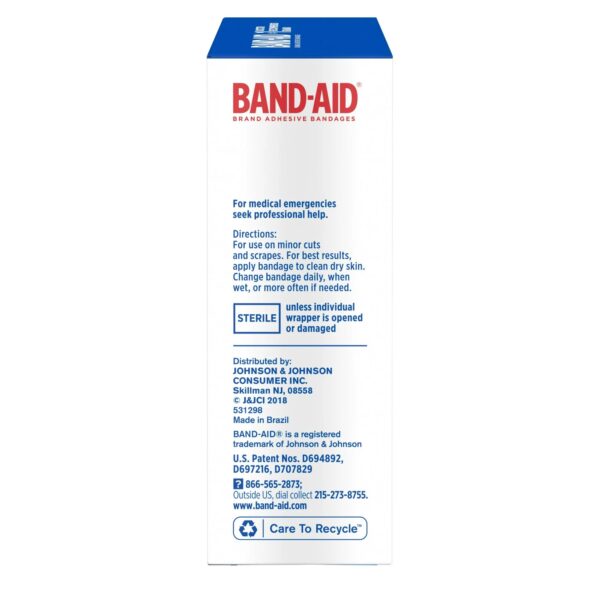 Band-Aid Tru-Stay Adhesive Bandages 3/4 x 3 Inch, Sterile, Tan, 60 Count - Image 5