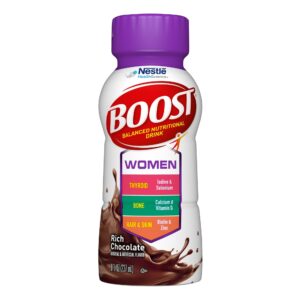 Boost Women Chocolate Balanced Nutritional Drink - 8 oz Bottle for Adults