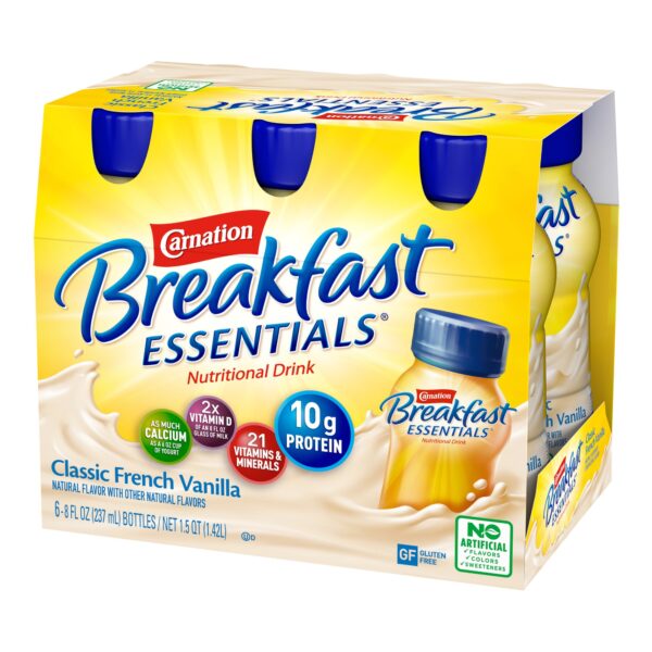 Carnation Breakfast Essentials? Vanilla Nutritional Drink - 8 oz Bottle (24 Pack) - Image 7