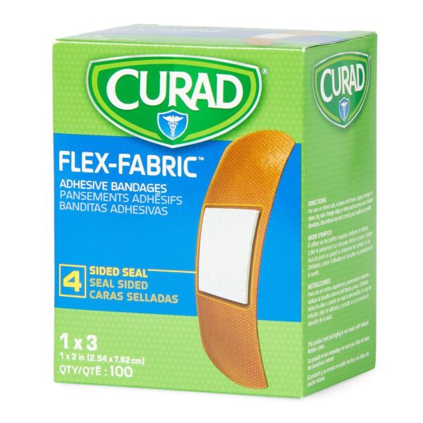 Comfort Cloth? Tan Adhesive Strip, 1 x 3 Inch - Sterile Wound Care Bandage - Image 4