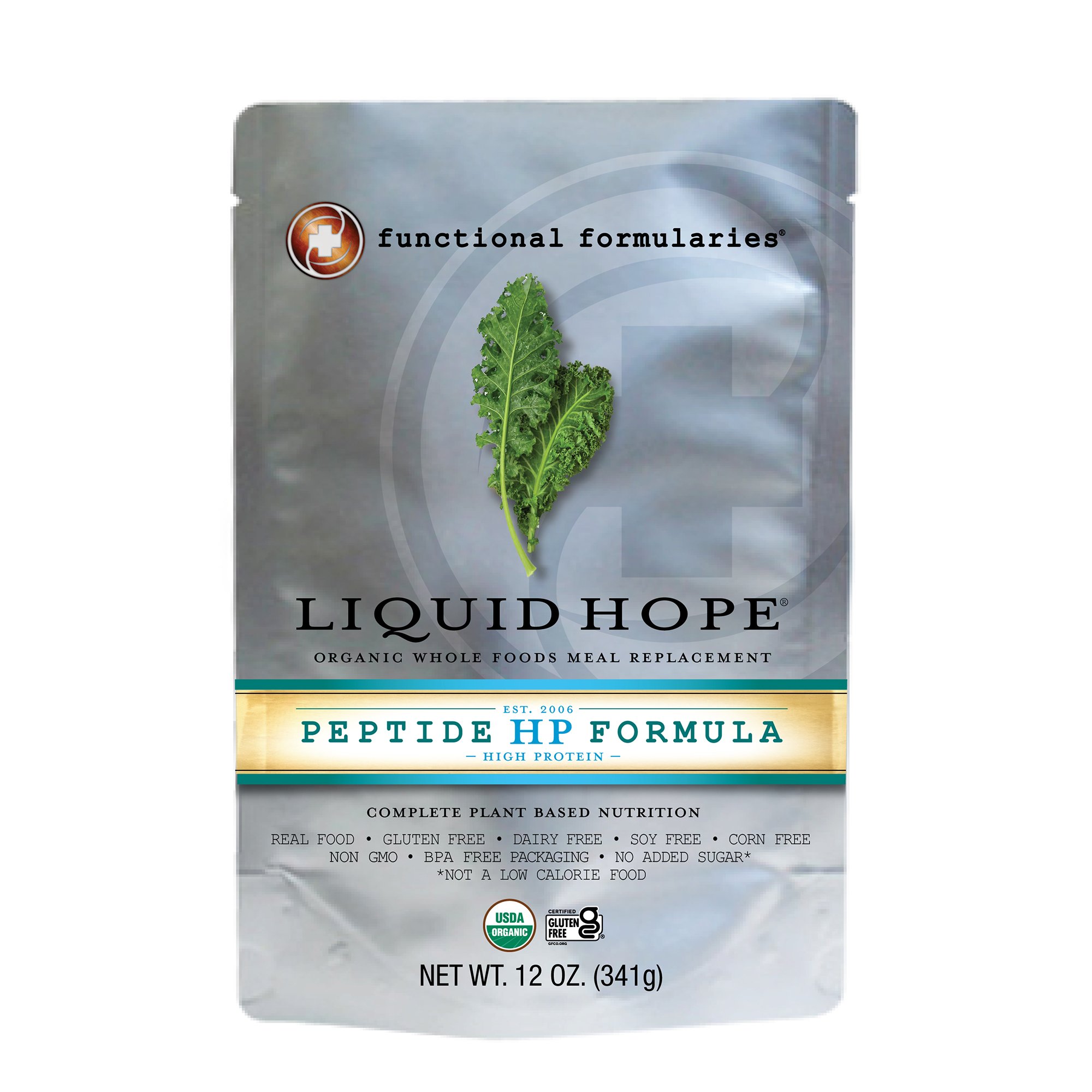 Liquid Hope Peptide HP Formula Adult High Protein Liquid Supplement - 12 oz Pouch