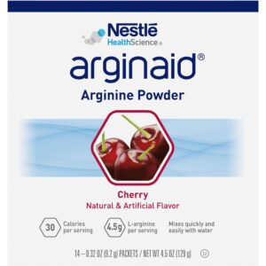 Arginaid? Cherry Arginine Powder - Wound Healing Supplement for Adults by McKesson Part No. 10043900359844