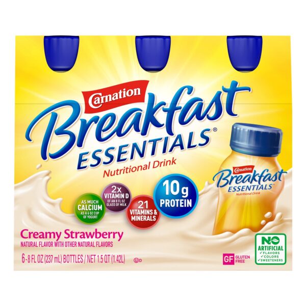 Carnation Breakfast Essentials Strawberry Nutritional Drink - 8 oz Bottle, Made by Carnation - Image 5