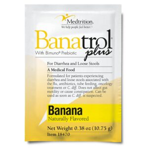 Banatrol Plus with Bimuno Prebiotic Banana Flavor * Oral Supplement for Digestive Support