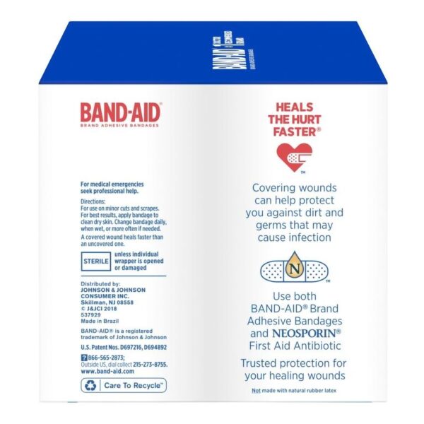 Band-Aid? Adhesive Bandages Family Variety Pack - Assorted Sizes, Sterile Plastic First Aid Bandages - Image 3