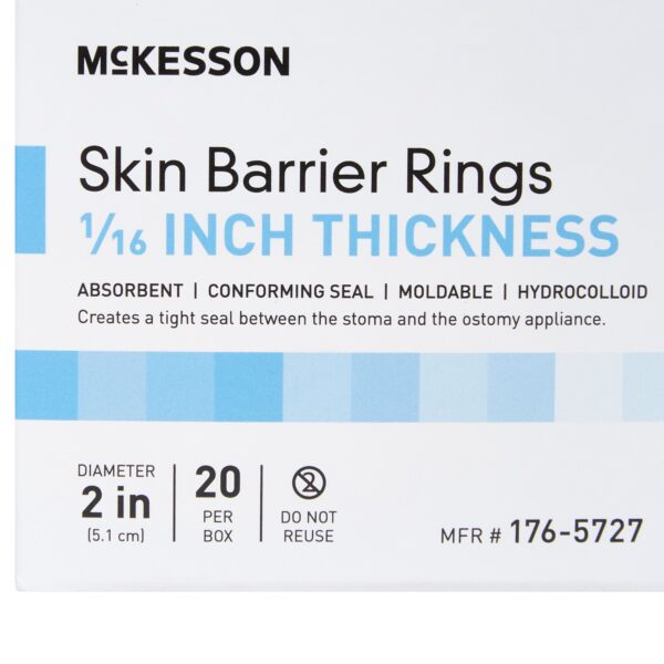 McKesson Skin Barrier Ring - Secure Ostomy Seal with Hydrocolloid Technology - Image 6