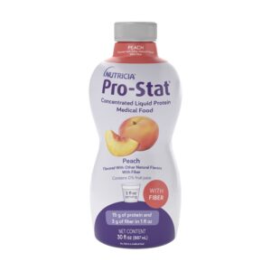 Pro-Stat with Fiber Peach Liquid Oral Supplement - 30 oz Bottle