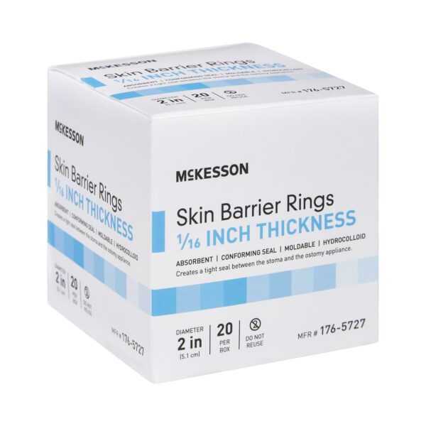 McKesson Skin Barrier Ring - Medium Absorbent Ostomy Seal, 20 Each - Image 5