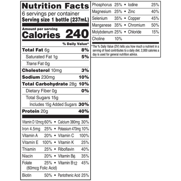 Boost? High Protein Chocolate Nutritional Drink - 8 oz Bottle, Complete Meal Supplement - Image 4