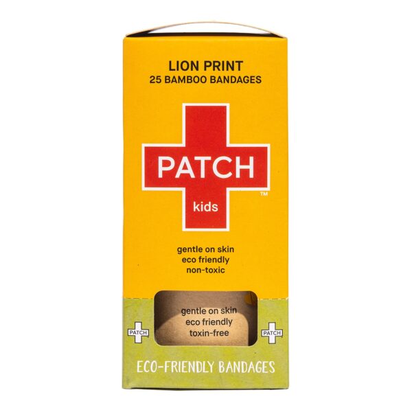 Patch Kids Lion Design Adhesive Bandages * 3/4 x 3 Inch, Eco-Friendly Bamboo Wound Care - Image 6