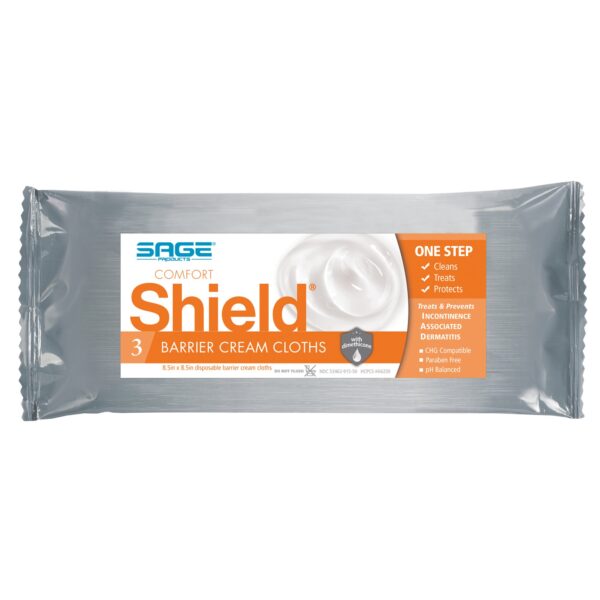 Comfort Shield Barrier Cream Cloths – Soft Pack, 8.5 x 8.5 Inches, 3% Dimethicone for Incontinence Skin Care - Image 6