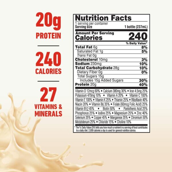 Boost? High Protein Vanilla Nutritional Drink * 8 oz Bottle, Complete Meal Supplement for Adults - Image 4