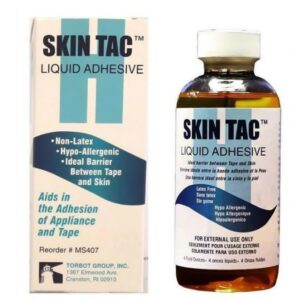 Skin Tac™ Liquid Adhesive Barrier by Skin Tac* H - Hypoallergenic, 4 oz for Sensitive Skin and Medical Applications
