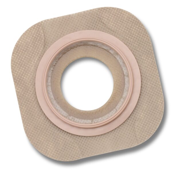 New Image™ FlexWear™ Colostomy Barrier with 1 1/8 Inch Opening and Floating Flange - 44 mm Flange, Precut Hydrocolloid Skin Barrier - Image 2