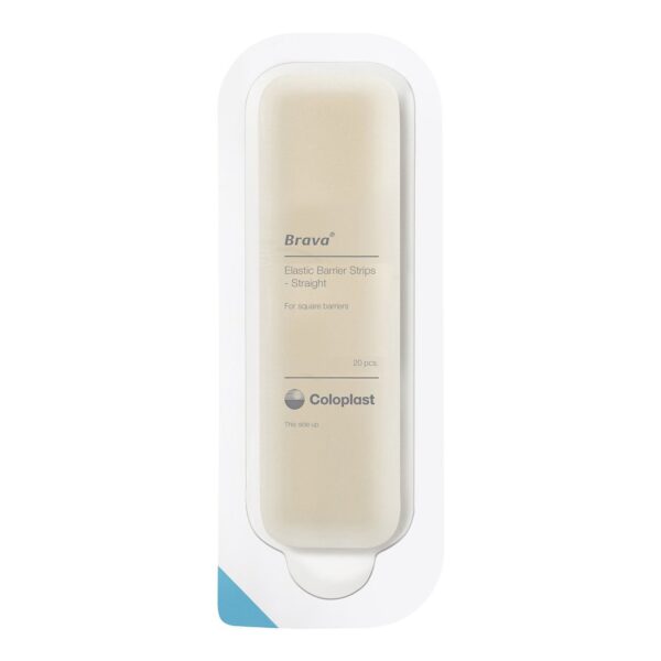 Coloplast Brava Ostomy Elastic Barrier Strips - Straight, 20 Count - Image 2