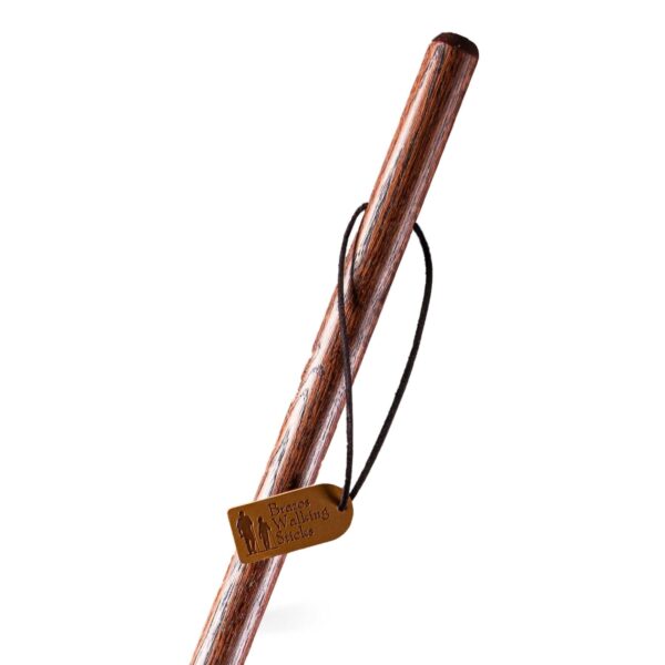 Brazos* Twisted Oak Trekker Handcrafted Walking Stick, 55-Inch, Red Oak with Traditional Handle and 250 lb Capacity - Image 2