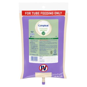 Compleat? Standard 1.4 Calorie Spikeright Plus Tube Feeding Formula, 1000 mL Bag