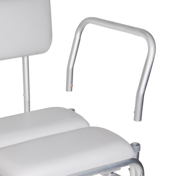 Drive™ Aluminum Knocked Down Bath Transfer Bench with Adjustable Height and Reversible Back - Image 3