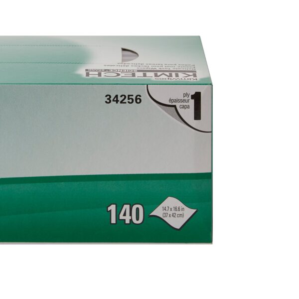 Kimtech Science™ Kimwipes™ Delicate Task Wipes, 14.7 x 16.6 Inches, 1-Ply Disposable Tissue - 140 Wipes per Box - Image 3