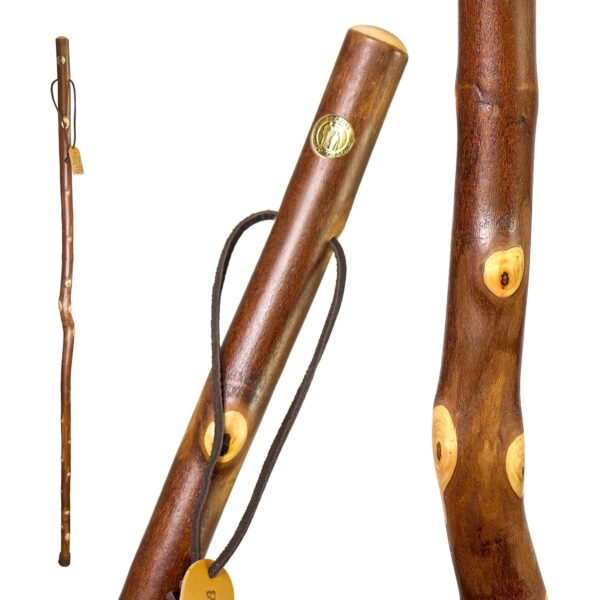 Brazos* Maple Rustic Walking Stick, 55-Inch Height - Image 4