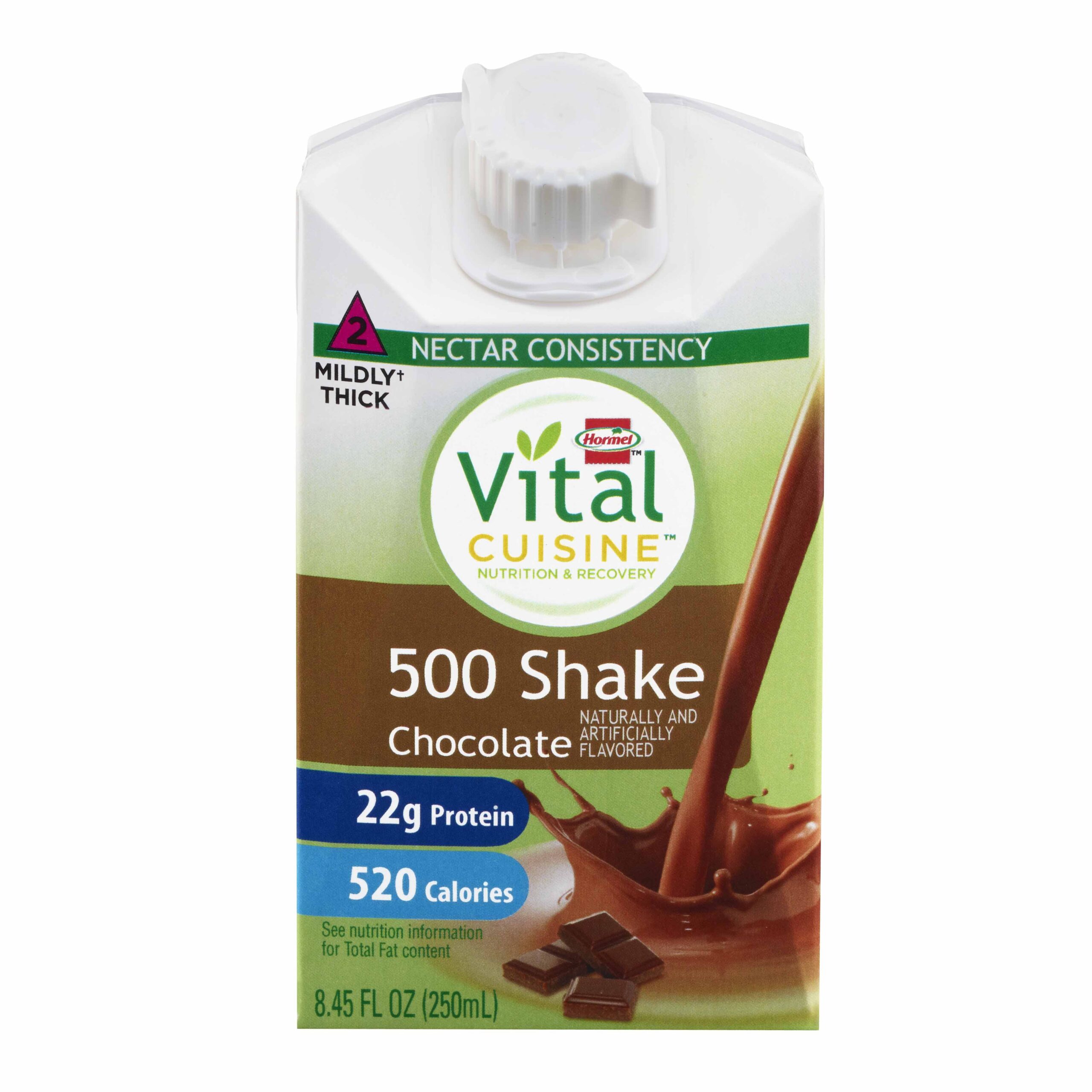 Hormel Vital Cuisine 500 Shake Chocolate * 8.45 oz Oral Nutritional Supplement for Adults