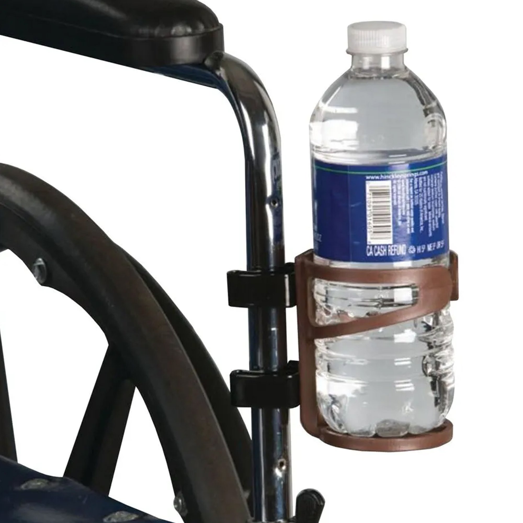 SammonsPreston Beverage Holder for Standard Arm Wheelchairs - Fits 2.5 to 3 Inch Diameter Containers