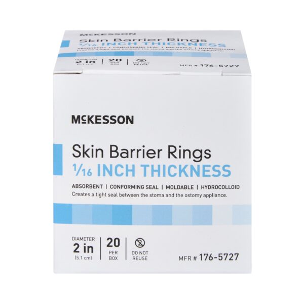 McKesson Skin Barrier Ring - Secure Ostomy Seal with Hydrocolloid Technology - Image 4
